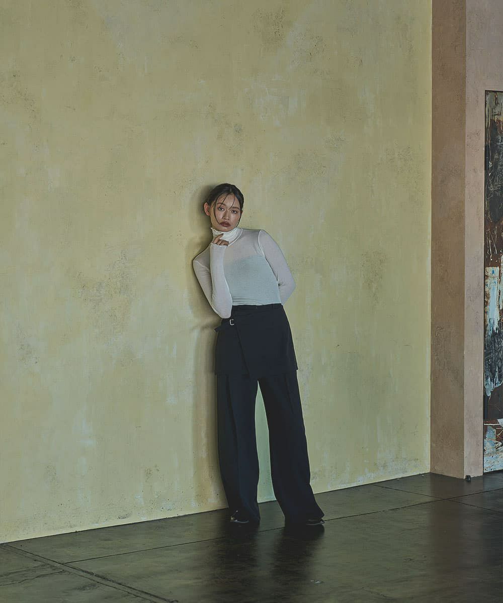 着用イメージ 165cm OFFWHITE