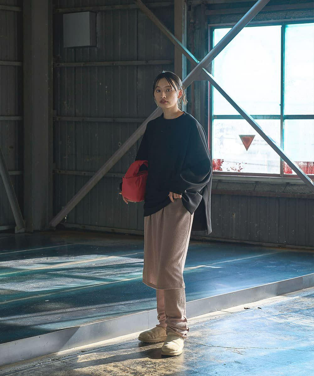 着用イメージ 165cm Tサイズ BEIGE