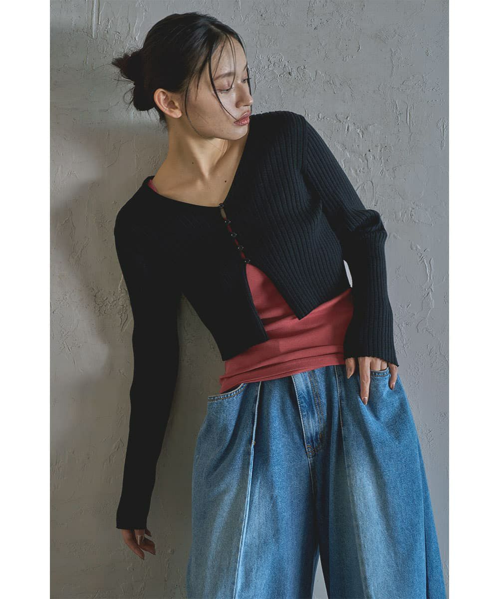 着用イメージ　165cm BLACK