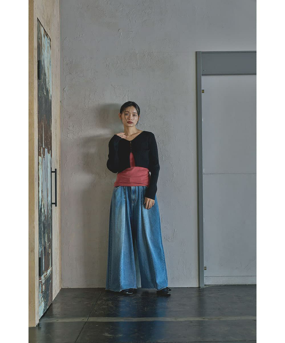 着用イメージ　165cm BLACK