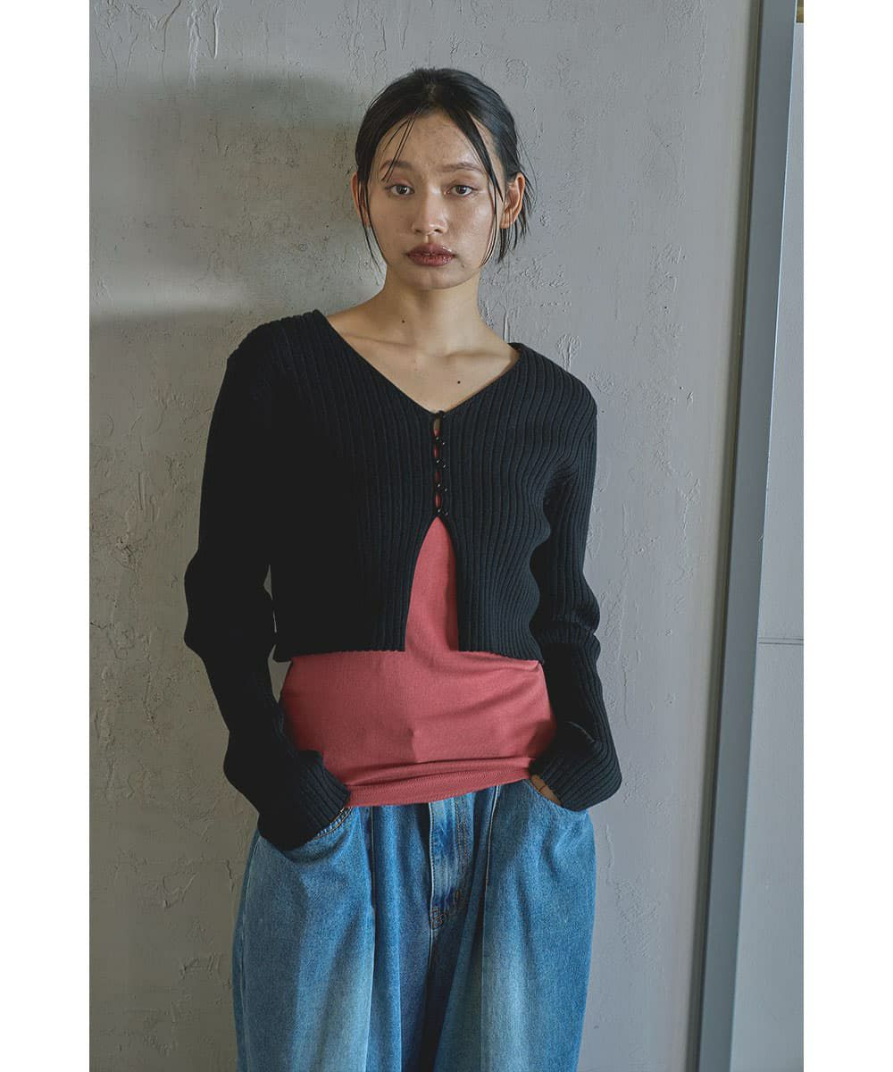 着用イメージ　165cm BLACK