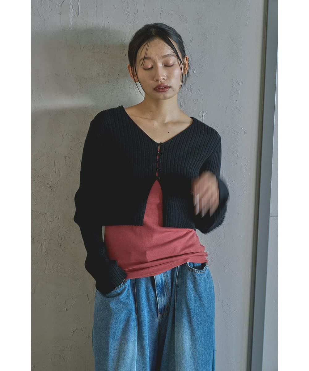 着用イメージ　165cm BLACK