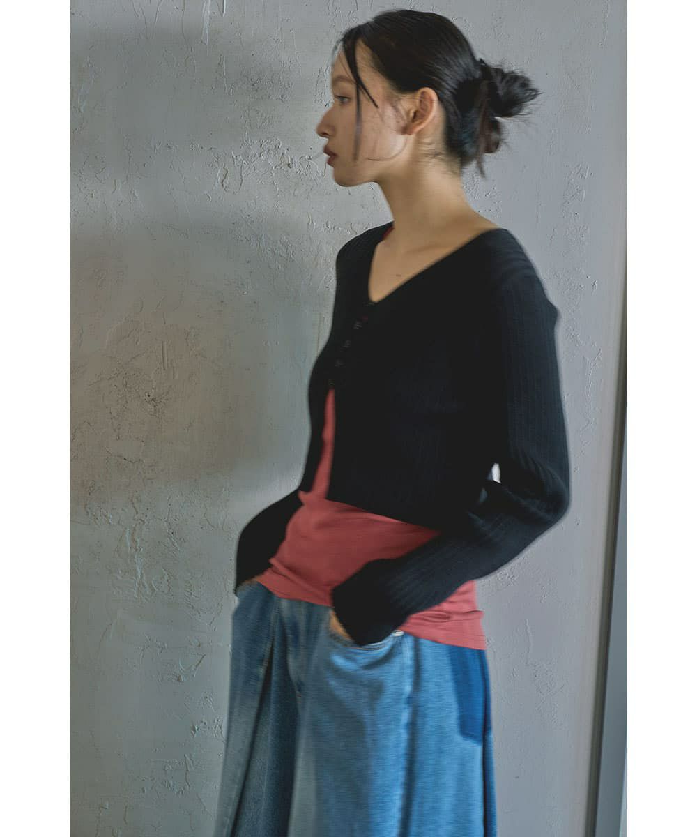 着用イメージ　165cm BLACK