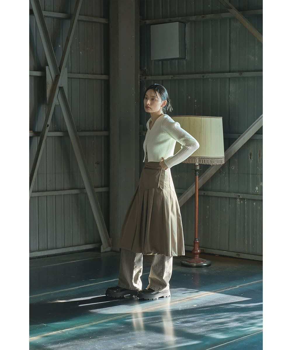 着用イメージ　165cm OFFWHITE