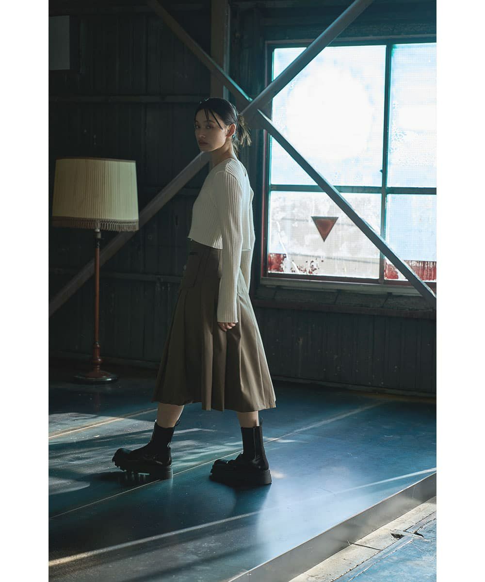 着用イメージ　165cm OFFWHITE