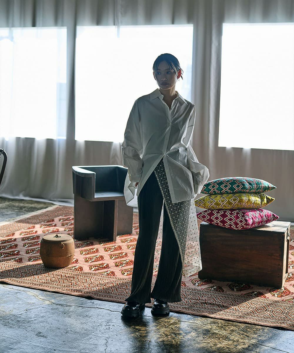 着用イメージ　165cm GRAY