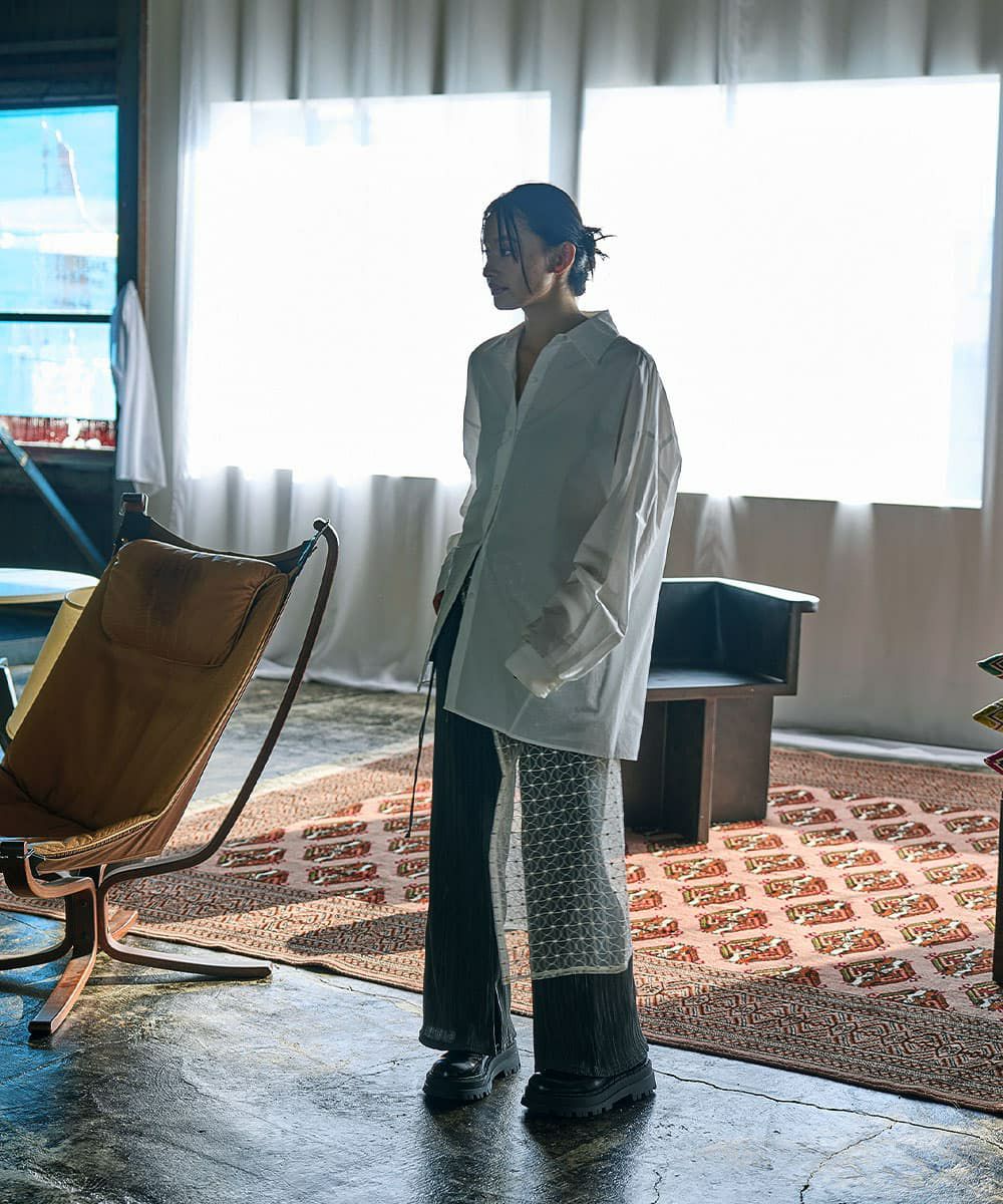 着用イメージ　165cm GRAY