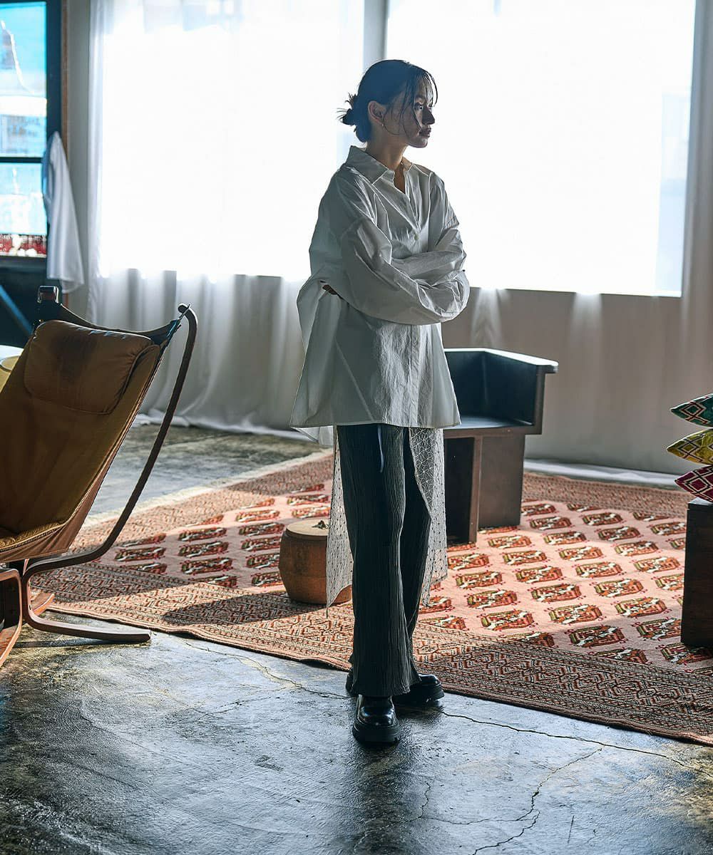 着用イメージ　165cm GRAY