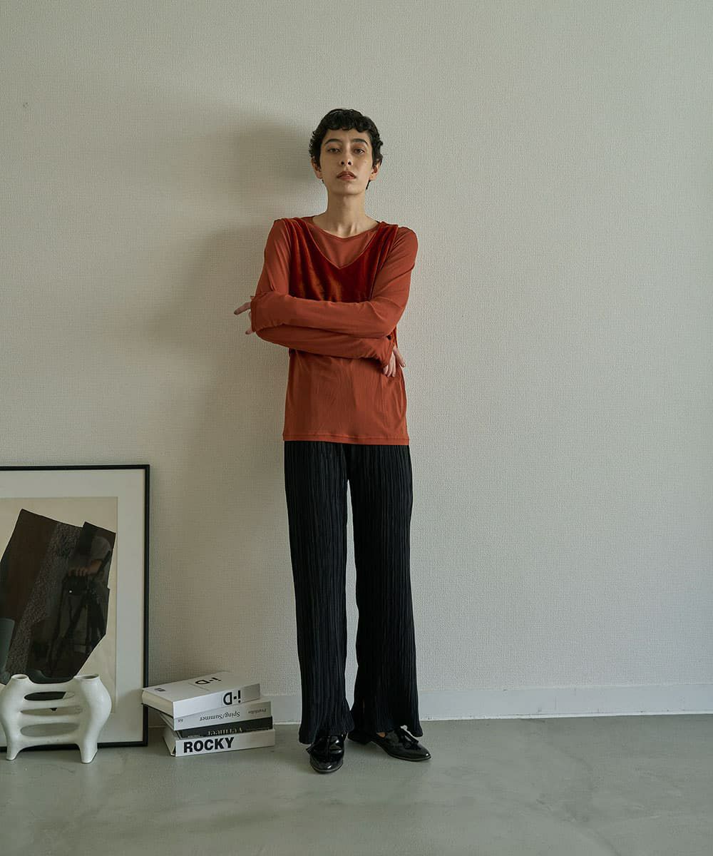 着用イメージ　168cm BLACK