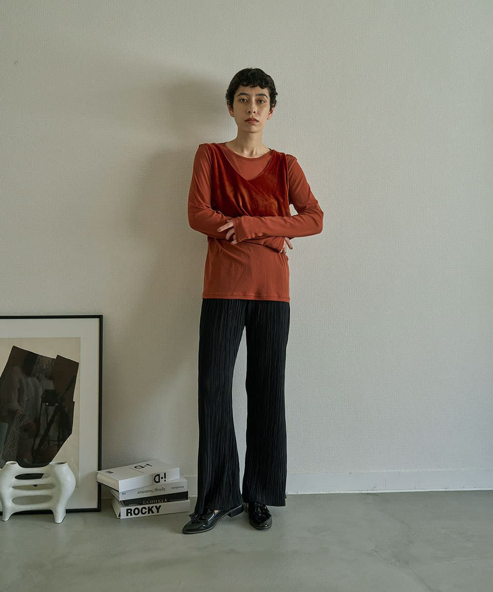 着用イメージ　168cm BLACK