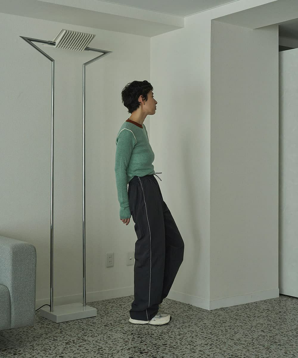 着用イメージ　168cm GRAY