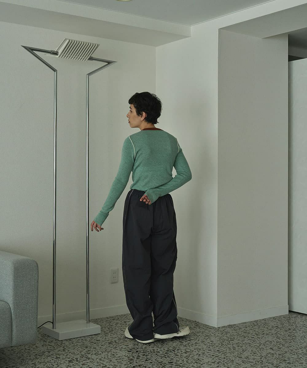 着用イメージ　168cm GRAY