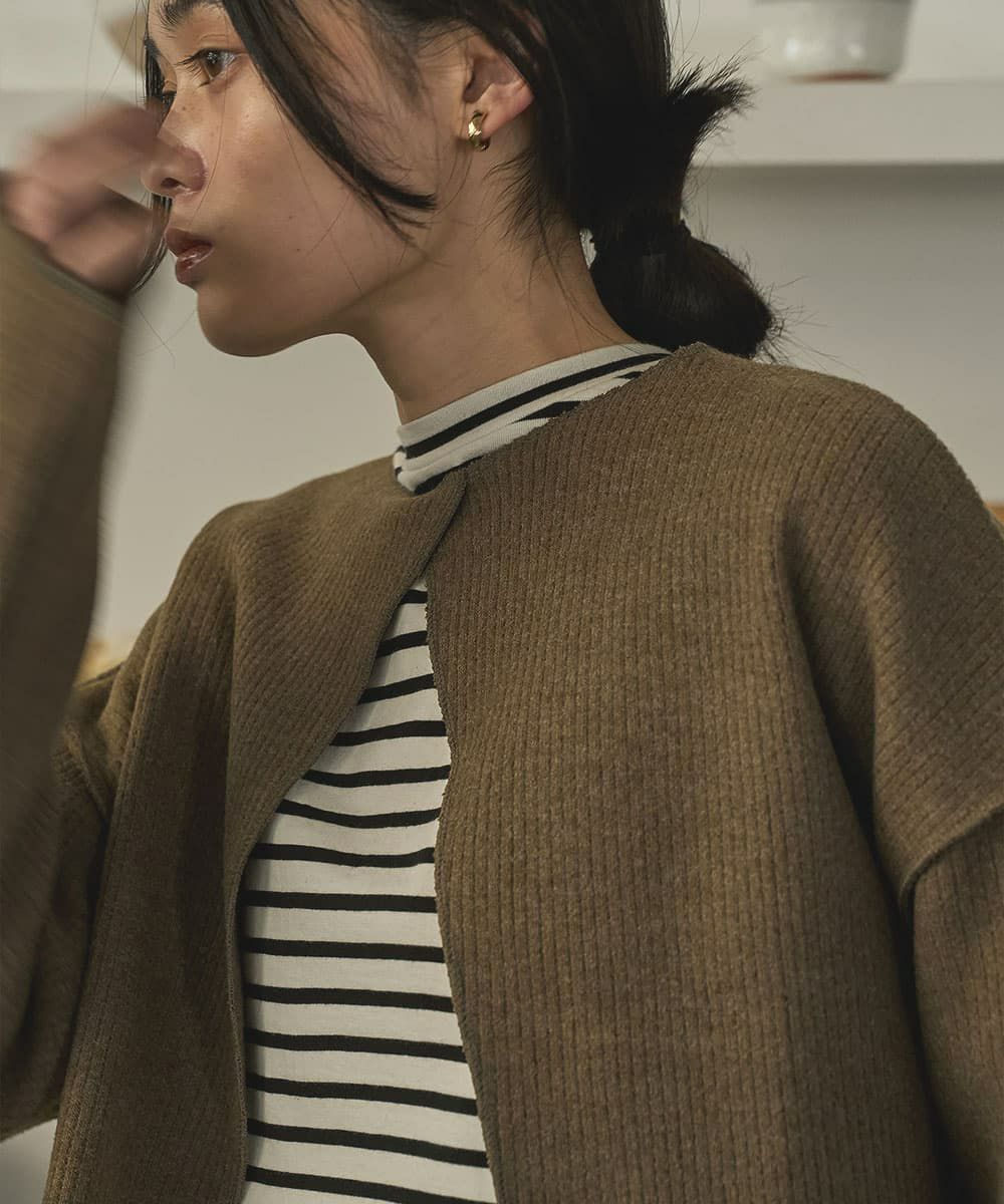 着用イメージ　168cm BROWN