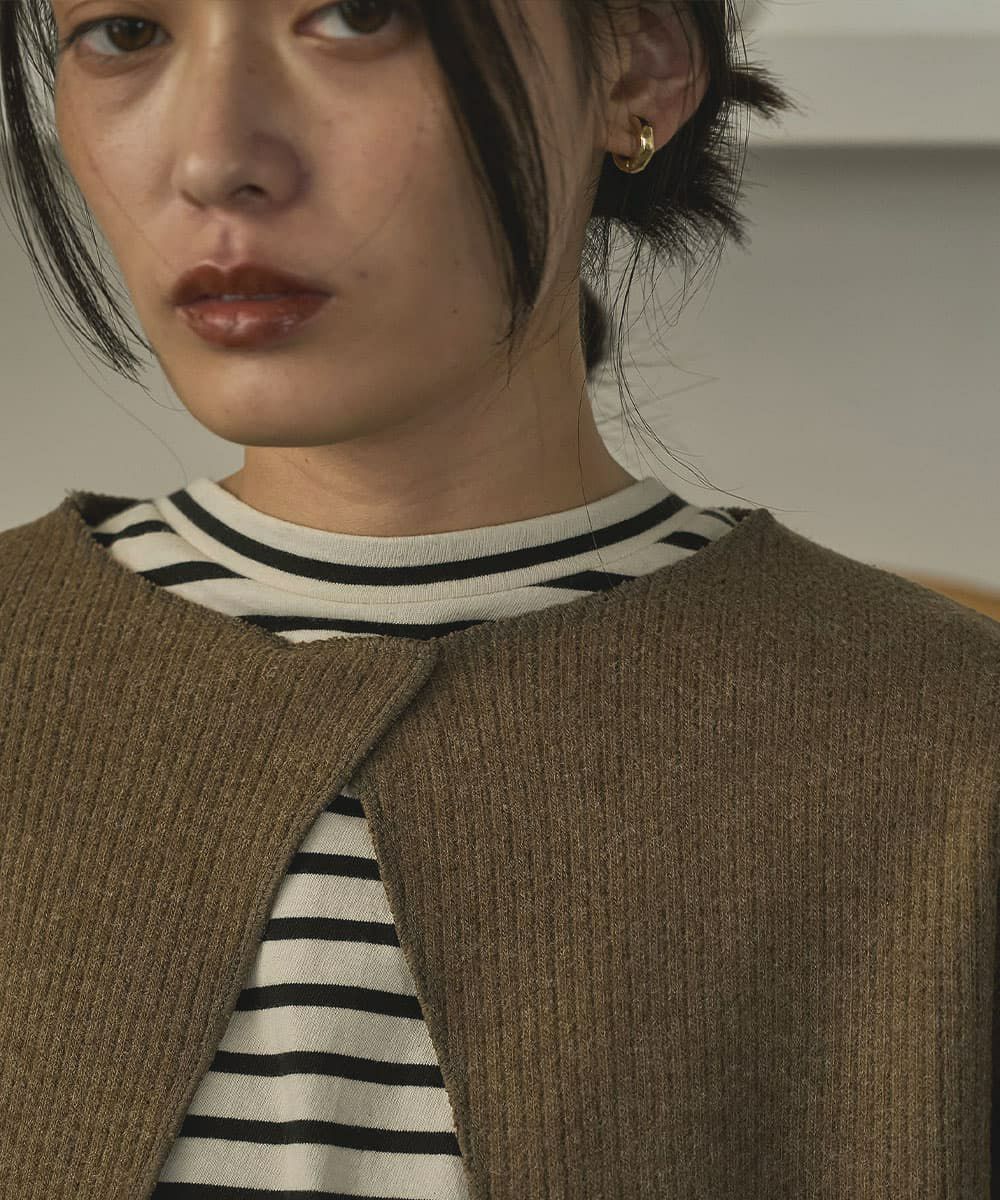着用イメージ　168cm BROWN