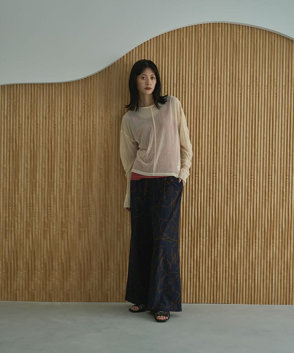 着用イメージ 166cm NAVY