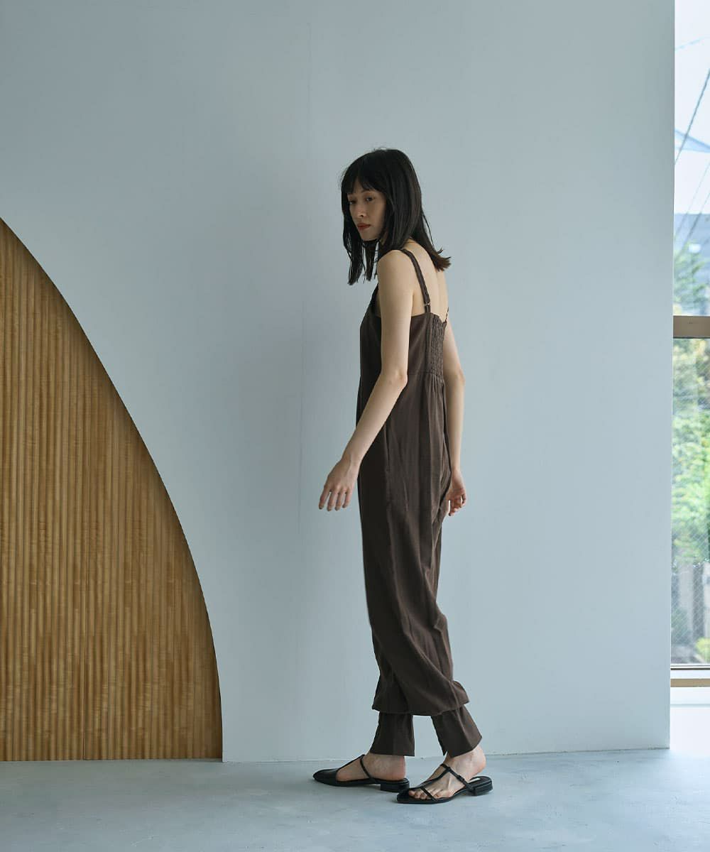 着用イメージ 166cm BROWN(S~Msize)