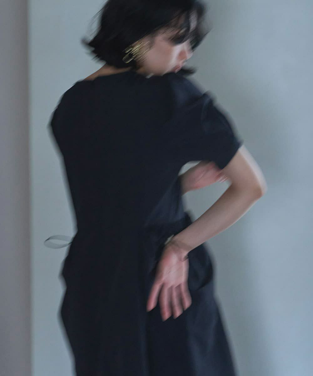 着用イメージ 170cm BLACK