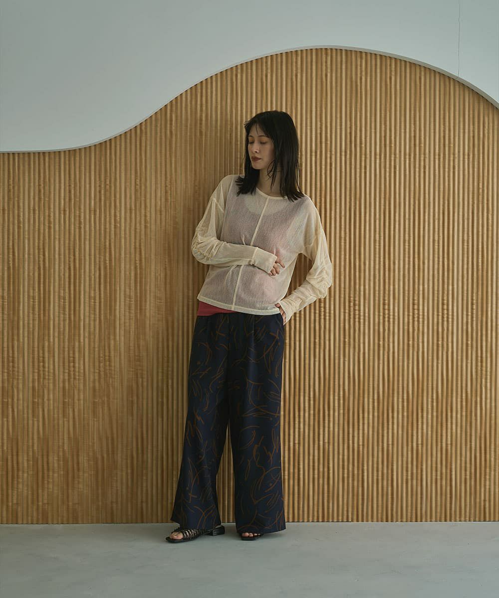 着用イメージ 166cm BLOOD ORANGE