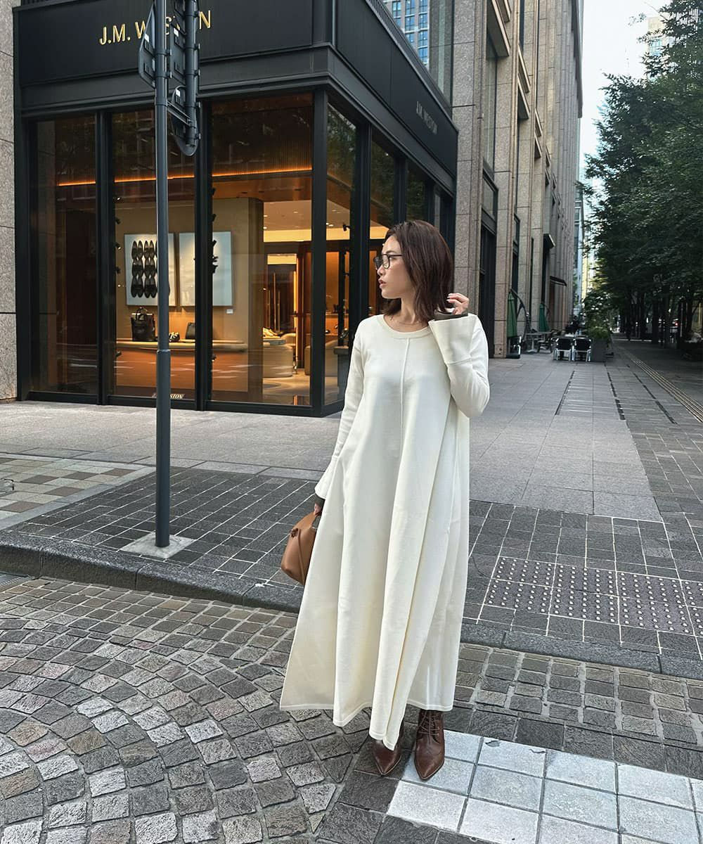 着用イメージ　160cm(S~Msize)   OFFWHITE
