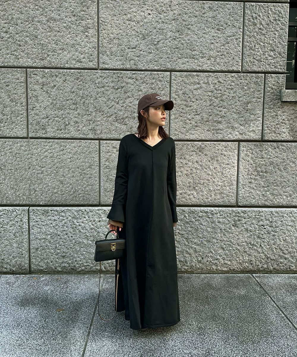 着用イメージ　160cm(S~Msize)   BLACK