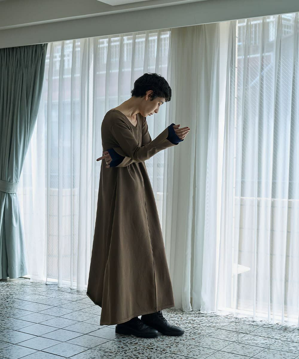 着用イメージ　168cm(M~Lsize)   MOCHA