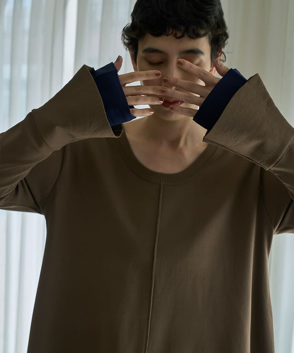 着用イメージ　168cm(M~Lsize)   MOCHA