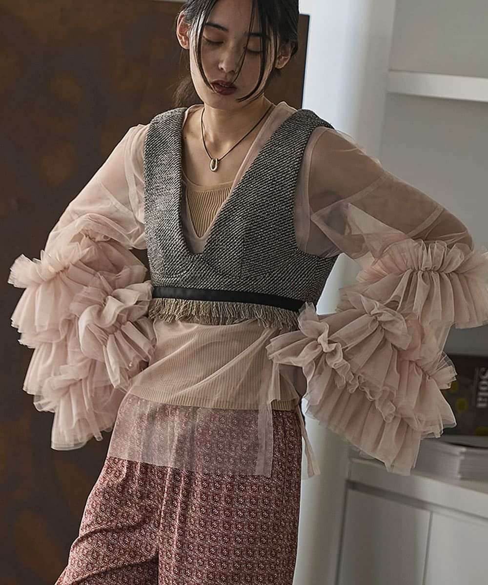 着用イメージ　168cm　OFFBEIGE