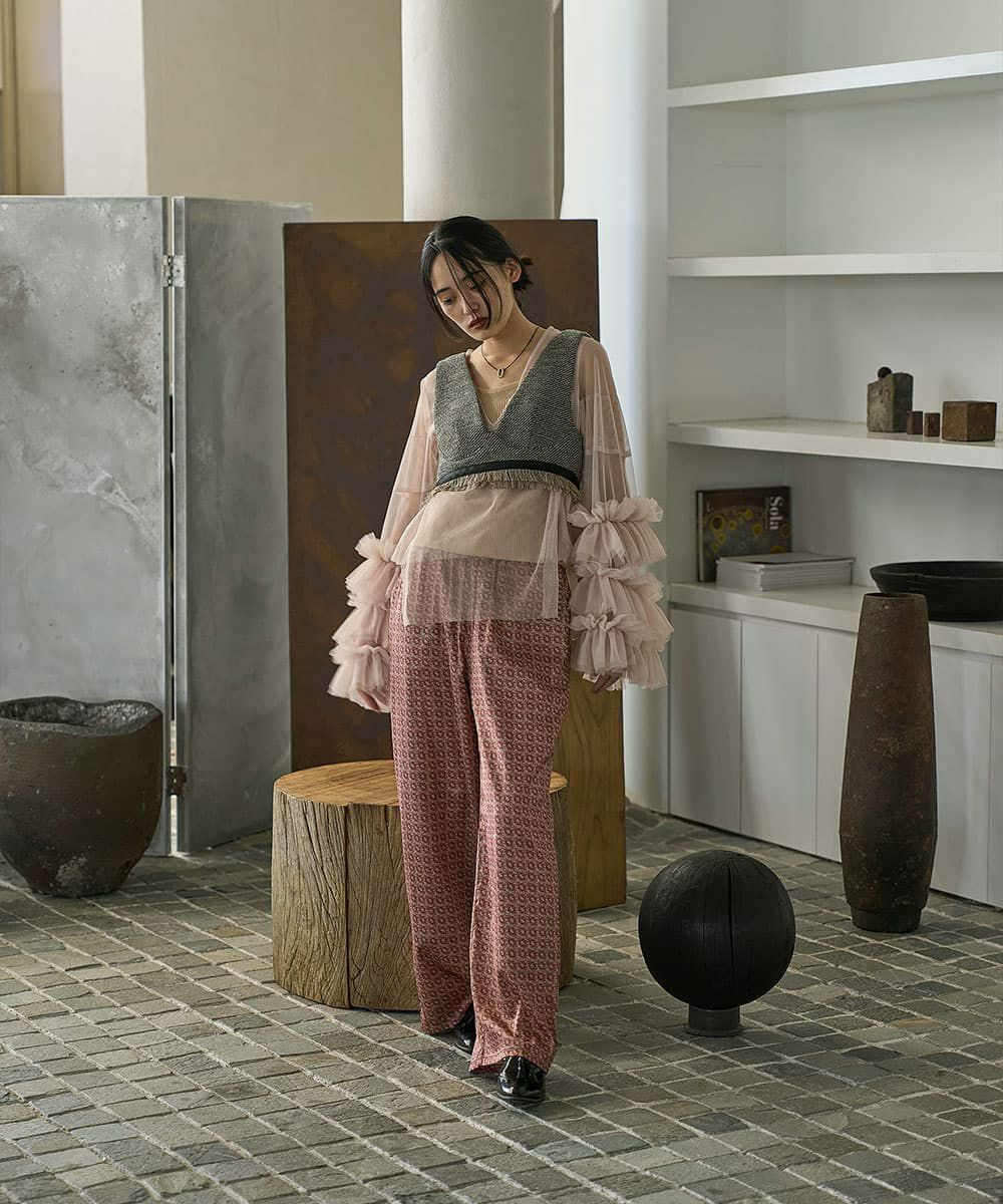 着用イメージ　168cm　OFFBEIGE