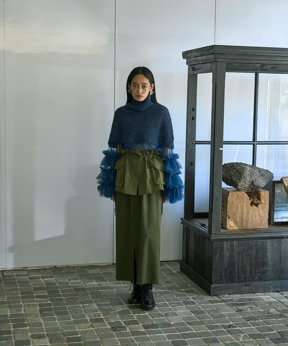 着用イメージ　168cm　INK BLUE