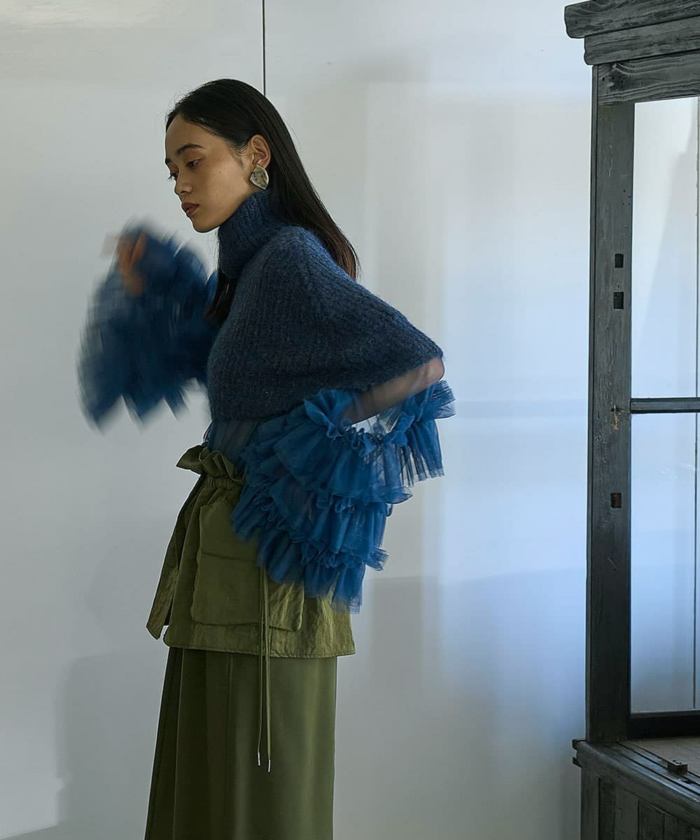 着用イメージ　168cm　INK BLUE