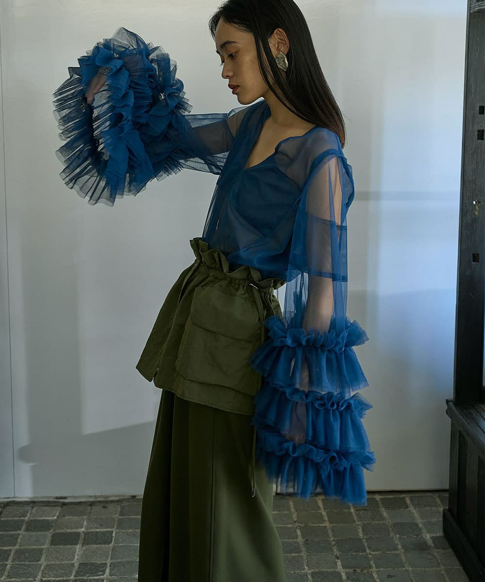 着用イメージ　168cm　INK BLUE