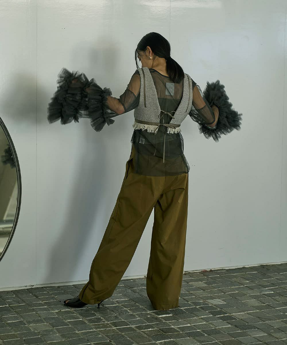 着用イメージ　168cm　CHARCOAL