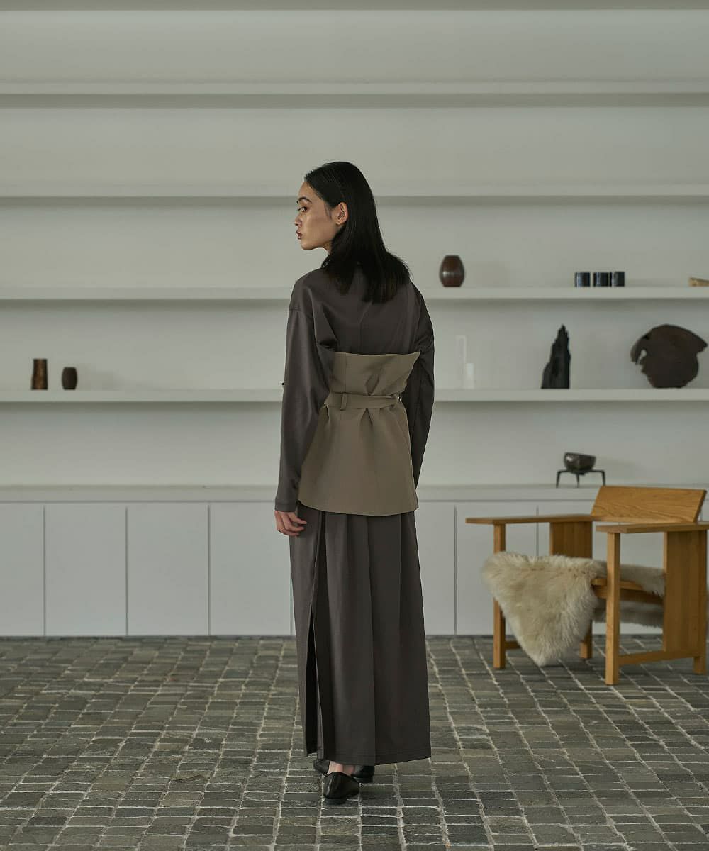 着用イメージ　168cm 　KHAKI BEIGE