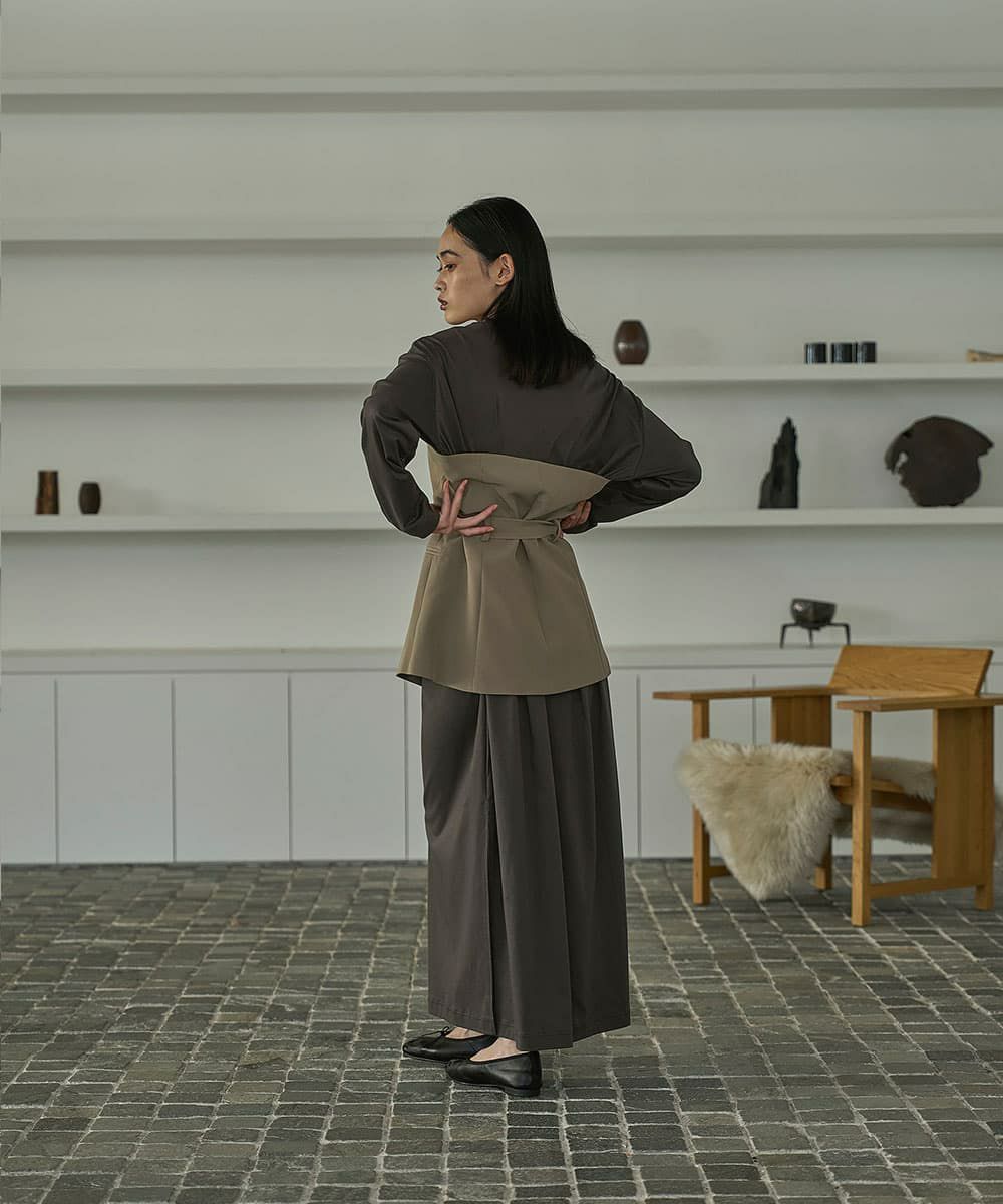 着用イメージ　168cm 　KHAKI BEIGE