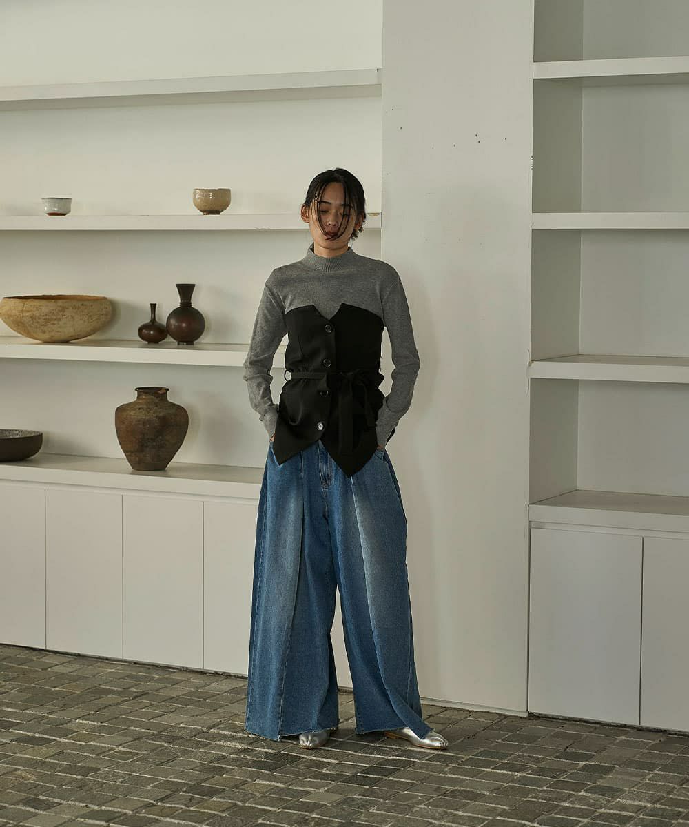 着用イメージ　168cm 　BLACK