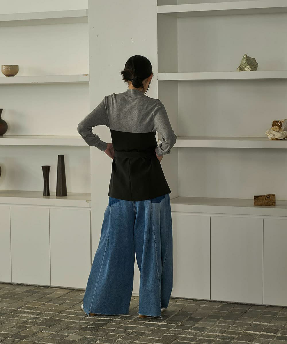 着用イメージ　168cm 　BLACK