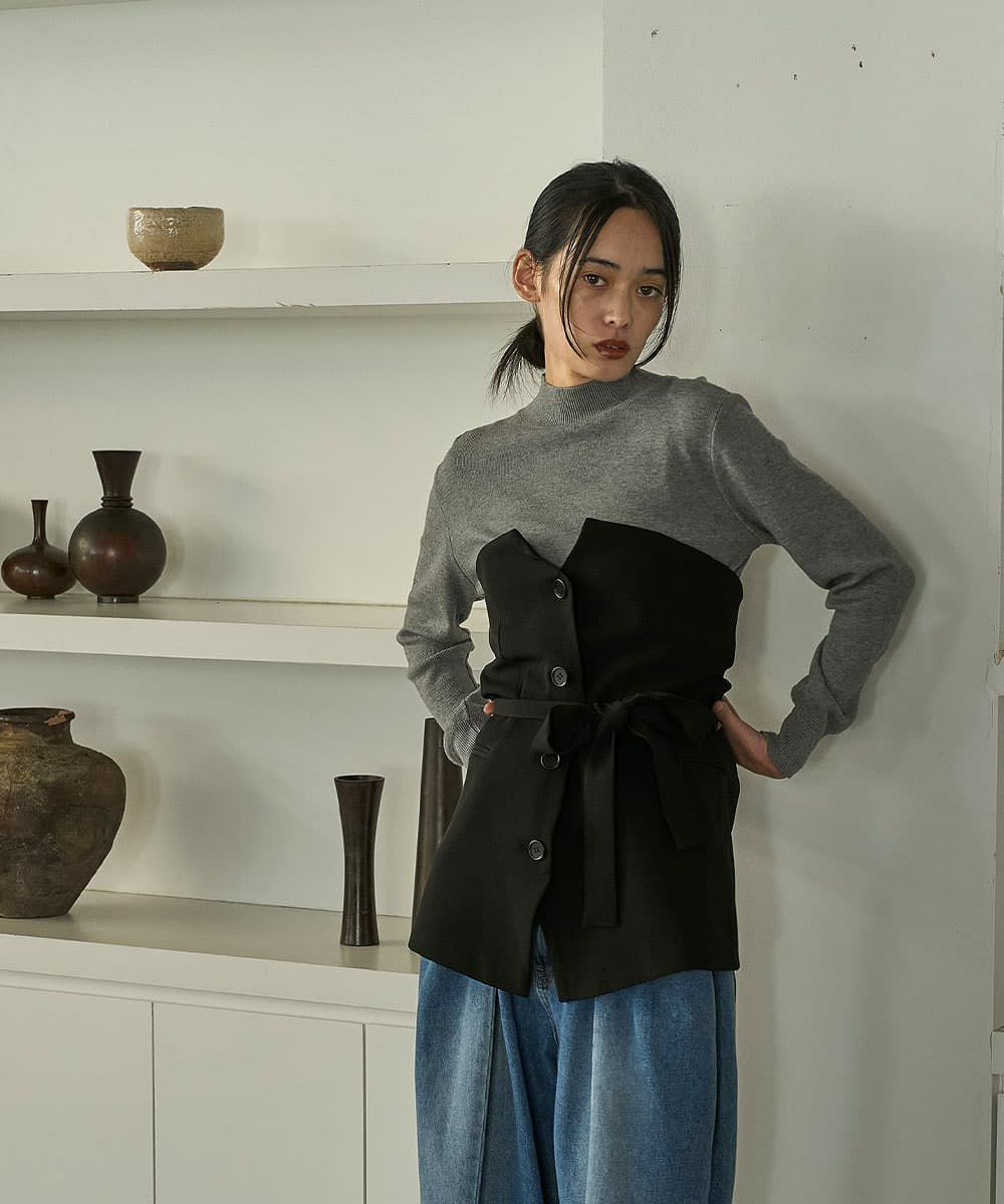 着用イメージ　168cm 　BLACK