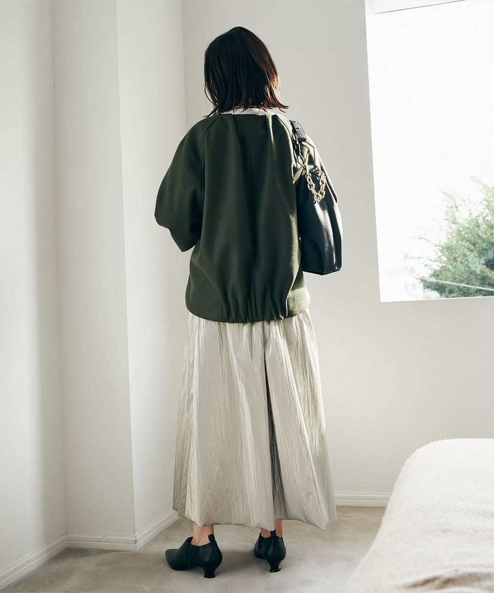 着用イメージ　161cm　KAHKI