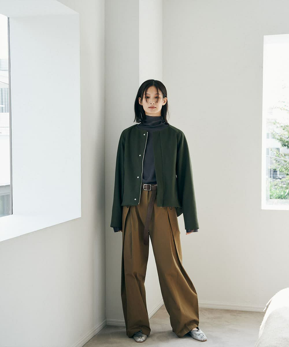 着用イメージ　168cm　KAHKI