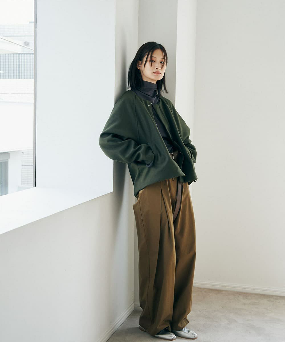 着用イメージ　168cm　KAHKI