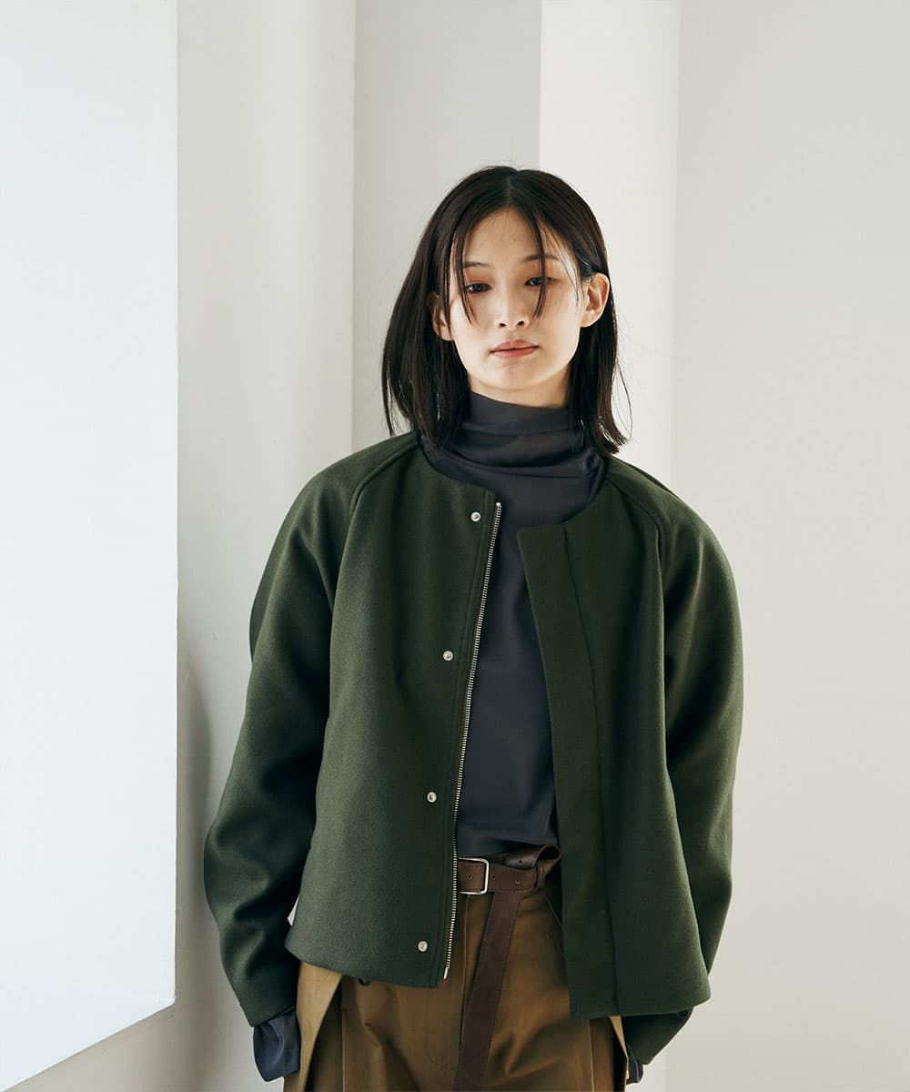 着用イメージ　168cm　KAHKI