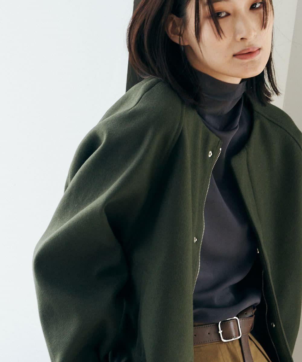 着用イメージ　168cm　KAHKI