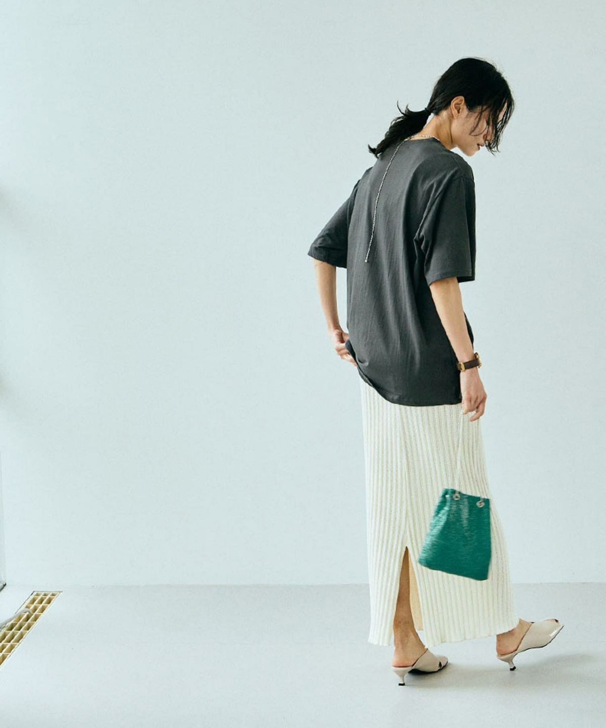 着用イメージ 165cm CHARCOAL