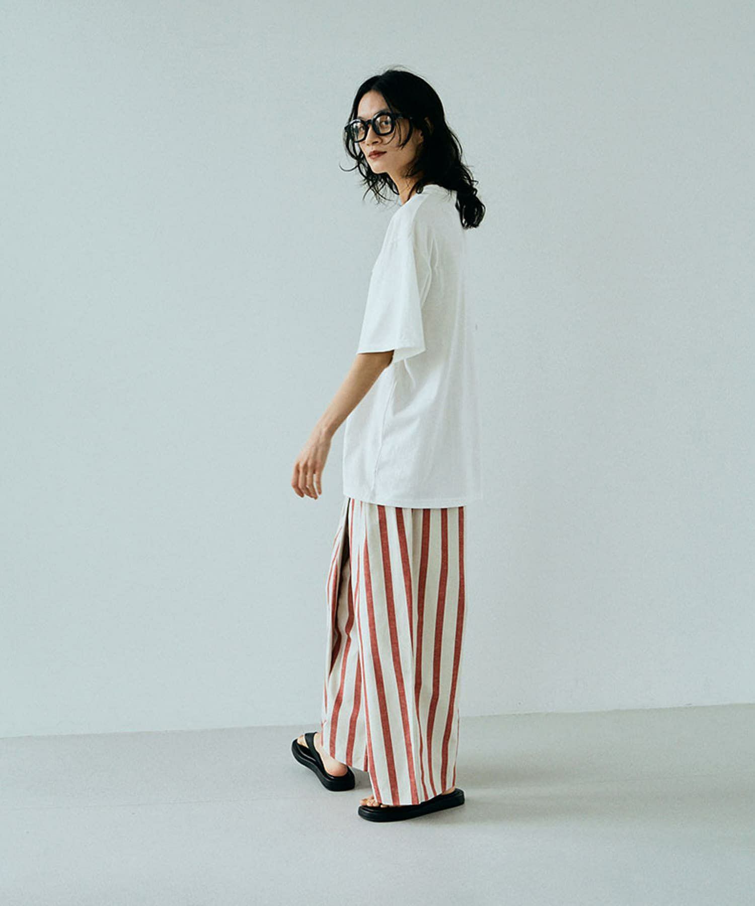 着用イメージ 165cm OFFWHITE