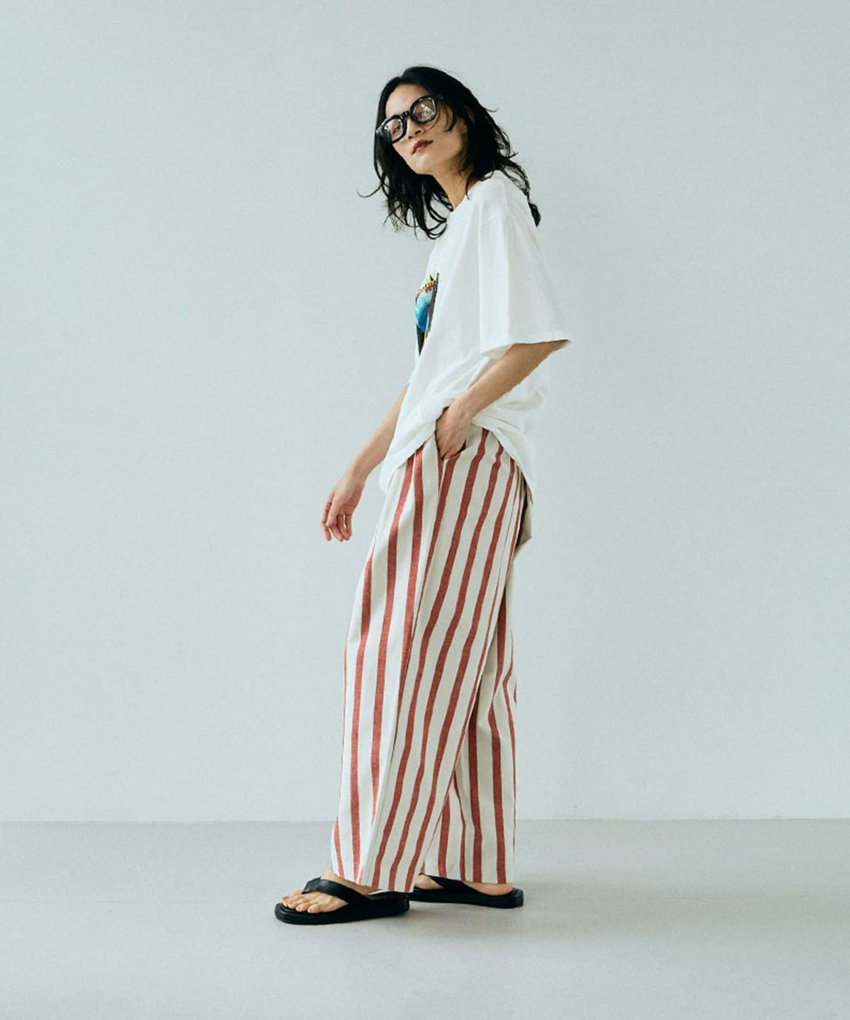 着用イメージ 165cm OFFWHITE