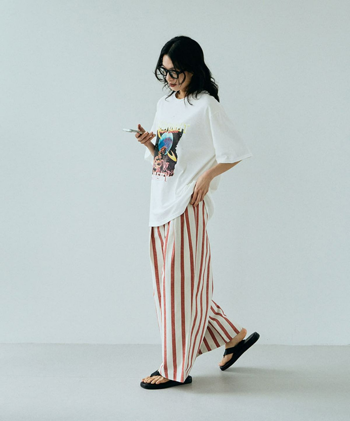 着用イメージ 165cm OFFWHITE