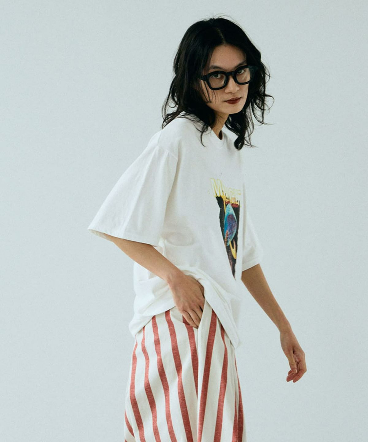 着用イメージ 165cm OFFWHITE