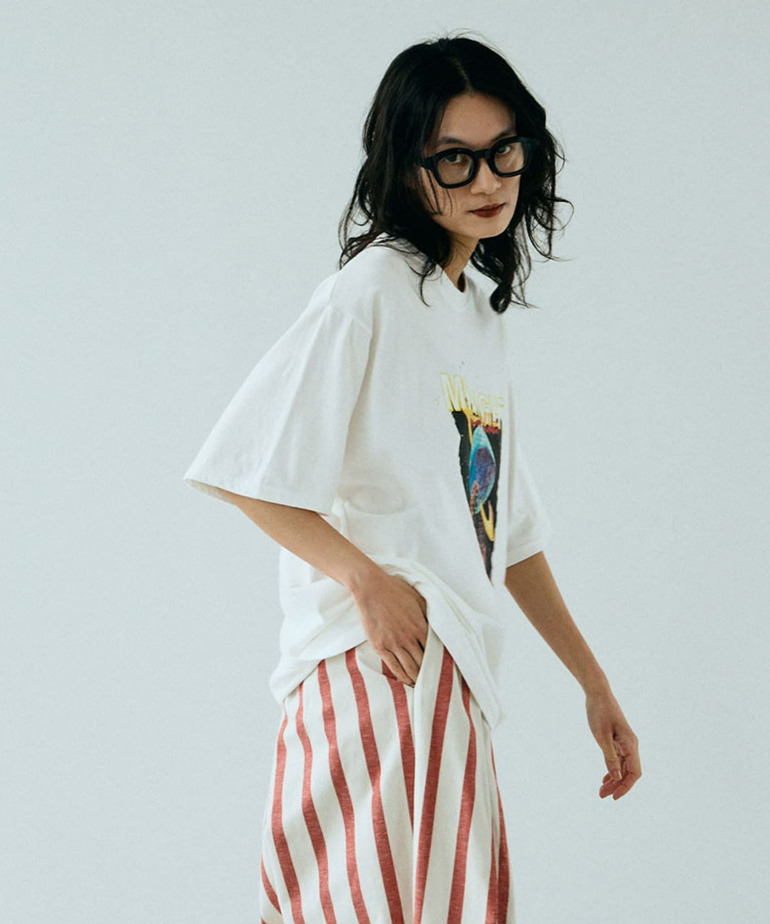 着用イメージ 165cm OFFWHITE