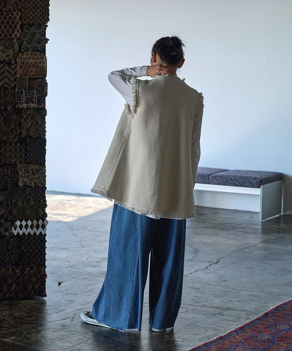 着用イメージ　165cm OFFWHITE