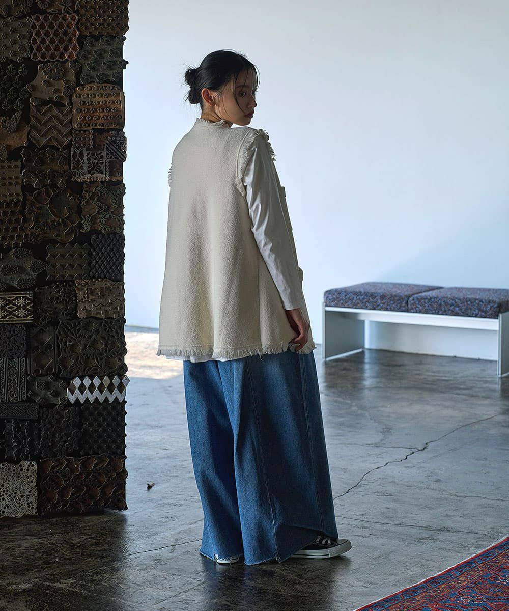 着用イメージ　165cm OFFWHITE